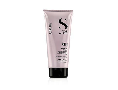 Pro tepelnou úpravu vlasů ALFAPARF MILANO Semi Di Lino Style & Care Blow Dry Cream 200 ml