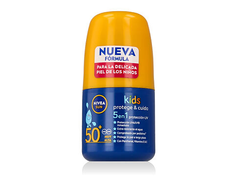 Opalovací přípravek na tělo Nivea Sun Kids Protect & Care Roll-on SPF50+ 50 ml