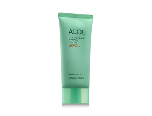 Opalovací přípravek na obličej Holika Holika Aloe CICA Waterproof Sunscreen SPF50+ 100 ml