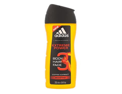 Sprchový gel Adidas Extreme Power 2in1 250 ml