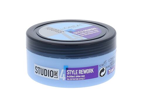 Vosk na vlasy L'Oréal Paris Studio Line Style Rework Architect 24H 75 ml