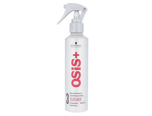Pro tepelnou úpravu vlasů Schwarzkopf Professional Osis+ Flatliner 200 ml Strong Control poškozený flakon