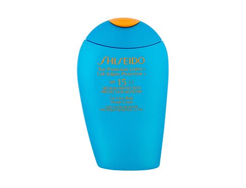 Opalovací přípravek na tělo Shiseido 15 Sun Protection Lotion SPF15 150 ml Tester
