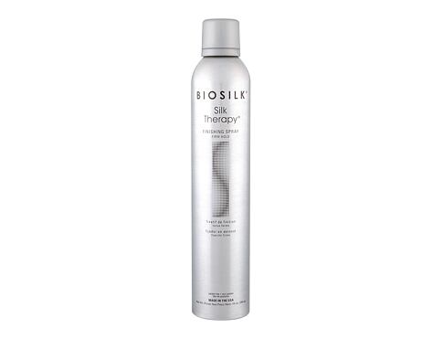 Lak na vlasy Farouk Systems Biosilk Silk Therapy Finishing Spray 284 g poškozený flakon