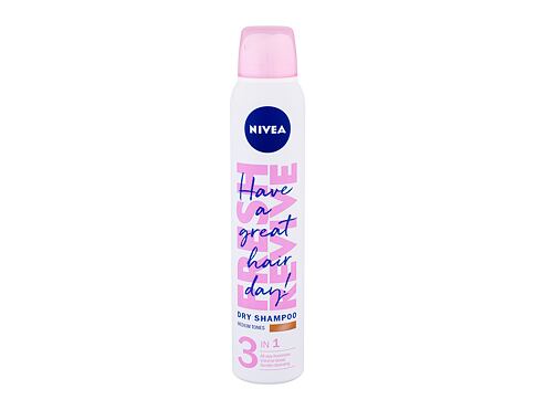Suchý šampon Nivea Fresh & Mild Medium Hair Tones 200 ml poškozený flakon