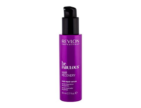 Olej na vlasy Revlon Professional Be Fabulous Hair Recovery Damaged Hair Ends Repair Serum 80 ml poškozená krabička