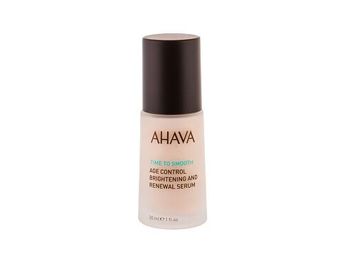 Pleťové sérum AHAVA Time To Smooth Age Control, Brightening And Renewal Serum 30 ml poškozená krabička