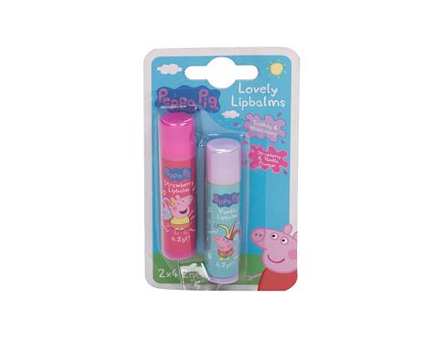 Balzám na rty Peppa Pig Peppa Lovely Lip Balms 4,2 g Kazeta