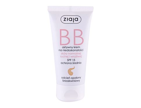 BB krém Ziaja BB Cream Normal and Dry Skin SPF15 50 ml Dark