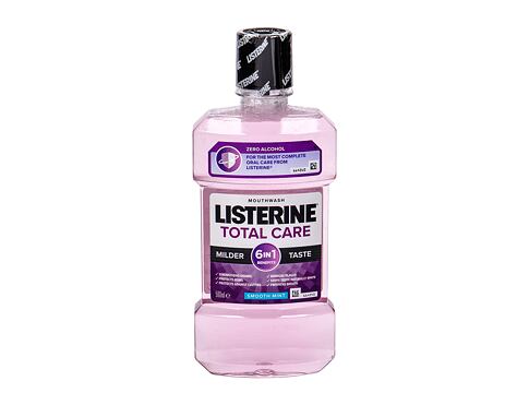 Ústní voda Listerine Total Care Mild Taste Smooth Mint Mouthwash 500 ml poškozený obal