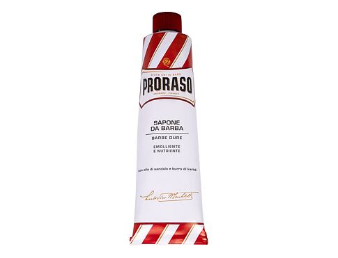 Pěna na holení PRORASO Red Shaving Soap In A Tube 150 ml poškozená krabička