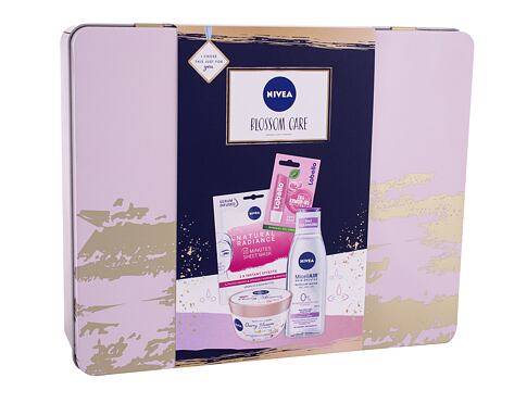 Tělový krém Nivea Blossom Care Tin 200 ml Kazeta