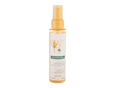 Olej na vlasy Klorane Ylang-Ylang Wax Sun Radiance Protective Oil 100 ml