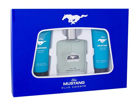 Kolínská voda Ford Mustang Mustang Blue 100 ml poškozená krabička Kazeta