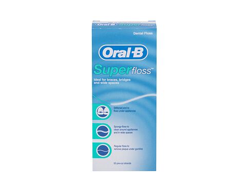 Zubní nit Oral-B Super Floss 1 ks poškozená krabička