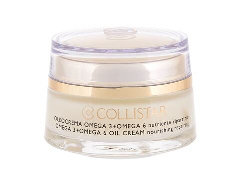 Denní pleťový krém Collistar Pure Actives (Attivi Puri) Omega 3 + Omega 6 Oil Cream 50 ml Tester