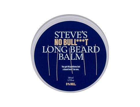 Balzám na vousy Steve´s No Bull***t Long Beard Balm 50 ml poškozená krabička