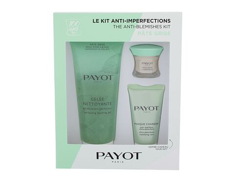 Noční pleťový krém PAYOT Pâte Grise The Anti-Blemishes Kit 15 ml poškozená krabička Kazeta