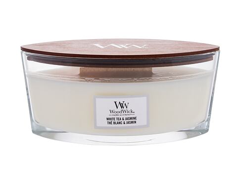 Vonná svíčka WoodWick White Tea & Jasmine 453,6 g
