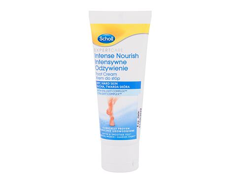 Krém na nohy Scholl Expert Care Intense Nourish Foot Cream Dry, Hard Skin 75 ml