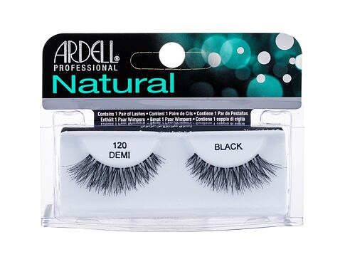 Umělé řasy Ardell Natural Demi 120 1 ks Black poškozená krabička