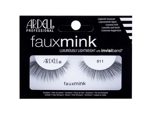 Umělé řasy Ardell Faux Mink 811 1 ks Black poškozená krabička