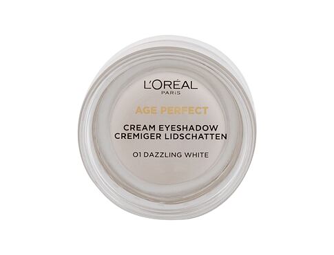 Oční stín L'Oréal Paris Age Perfect Cream Eyeshadow 4 ml 01 Dazzling White
