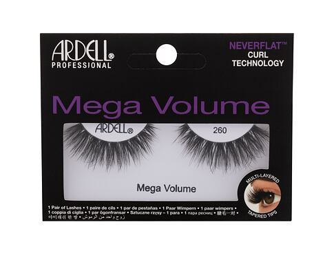 Umělé řasy Ardell Mega Volume 260 1 ks Black
