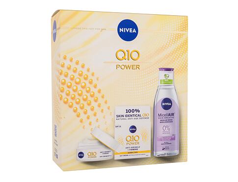 Denní pleťový krém Nivea Q10 Power Anti-Wrinkle + Firming 50 ml poškozená krabička Kazeta