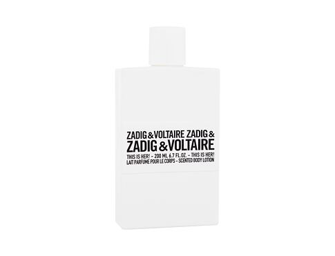 Tělové mléko Zadig & Voltaire This is Her! 200 ml