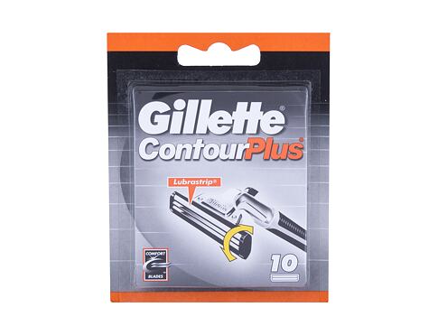 Náhradní břit Gillette Contour Plus 10 ks poškozená krabička