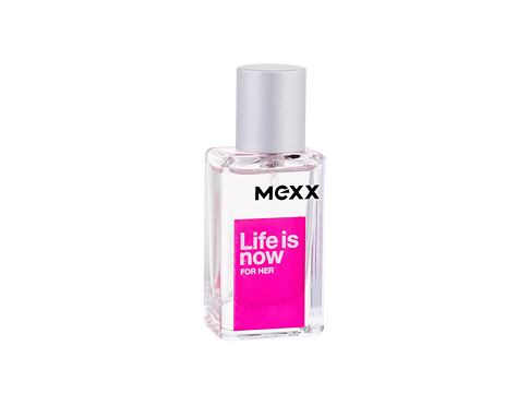 Toaletní voda Mexx Life Is Now For Her 15 ml poškozená krabička