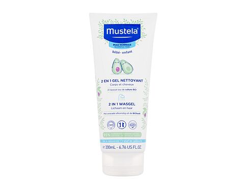 Sprchový gel Mustela Bébé 2 in 1 Cleansing Gel 200 ml