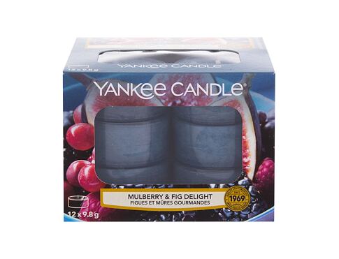 Vonná svíčka Yankee Candle Mulberry & Fig Delight 117,6 g poškozená krabička