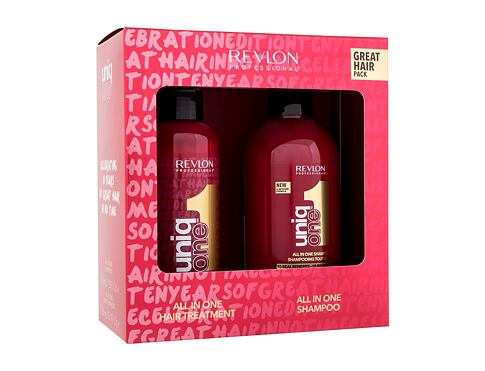 Bezoplachová péče Revlon Professional Uniq One Great Hair Pack 150 ml poškozená krabička Kazeta