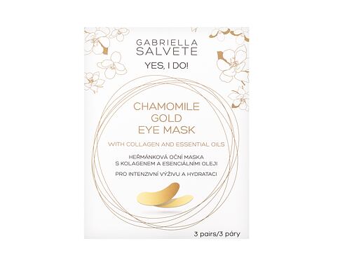 Maska na oči Gabriella Salvete Yes, I Do! Chamomile Gold Eye Mask 3 ks