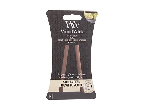 Vůně do auta WoodWick Vanilla Bean Auto Reeds Náplň 1 ks