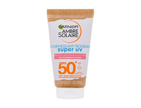 Opalovací přípravek na obličej Garnier Ambre Solaire Sensitive Advanced SPF50+ 50 ml poškozená krabička