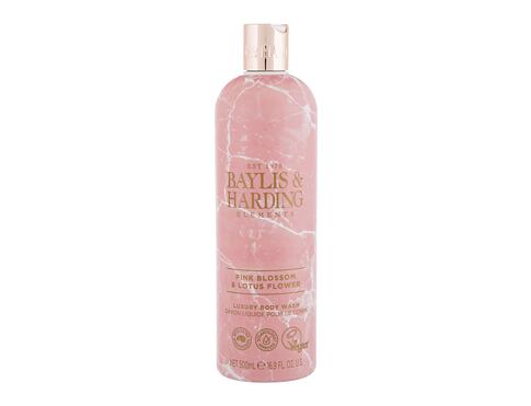 Sprchový gel Baylis & Harding Elements Pink Blossom & Lotus Flower 500 ml poškozený flakon