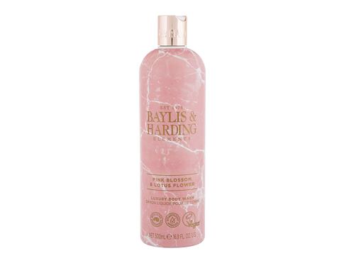 Sprchový gel Baylis & Harding Elements Pink Blossom & Lotus Flower 500 ml poškozený flakon