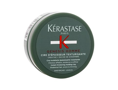 Krém na vlasy Kérastase Genesis Homme Thickening Molding Clay 75 ml