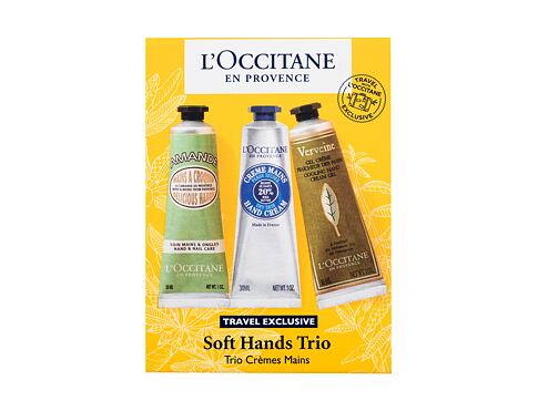 Krém na ruce L'Occitane Soft Hands Trio 30 ml Kazeta