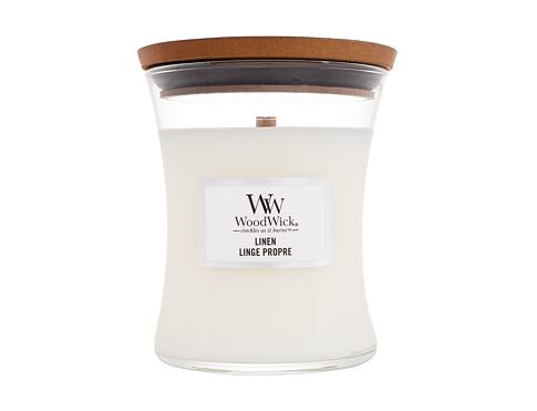 Vonná svíčka WoodWick Linen 275 g