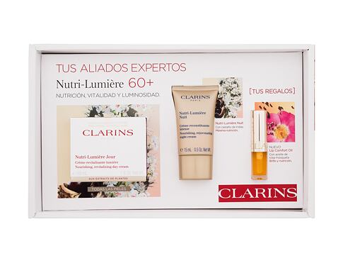 Denní pleťový krém Clarins Nutri-Lumière Gift Set 60+ 50 ml Kazeta