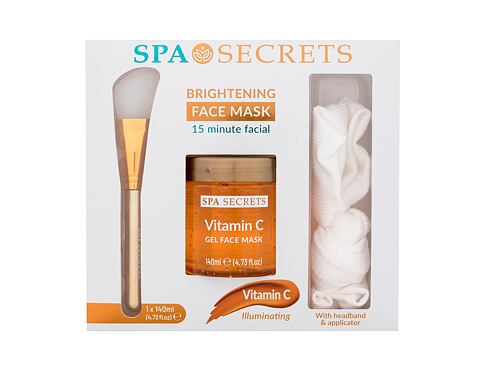 Pleťová maska Xpel Spa Secrets Vitamin C Brightening Face Mask 140 ml poškozená krabička Kazeta