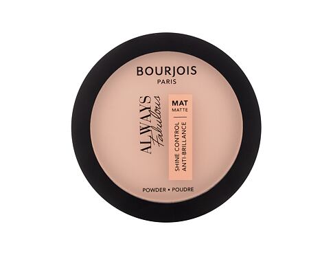 Pudr BOURJOIS Paris Always Fabulous Matte Powder 10 g 50 Porcelain poškozená krabička