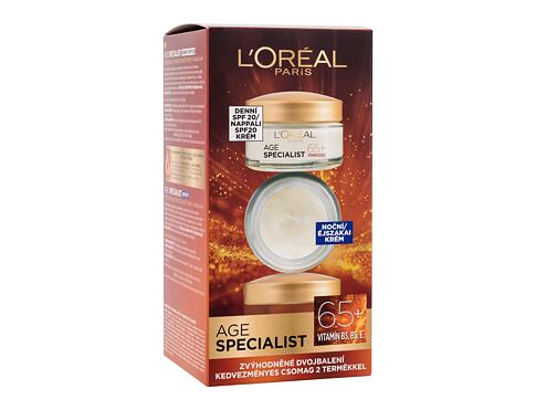 Denní pleťový krém L'Oréal Paris Age Specialist 65+ 50 ml poškozená krabička Kazeta