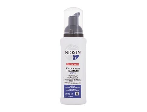 Bezoplachová péče Nioxin System 6 Scalp & Hair Treatment 100 ml poškozená krabička