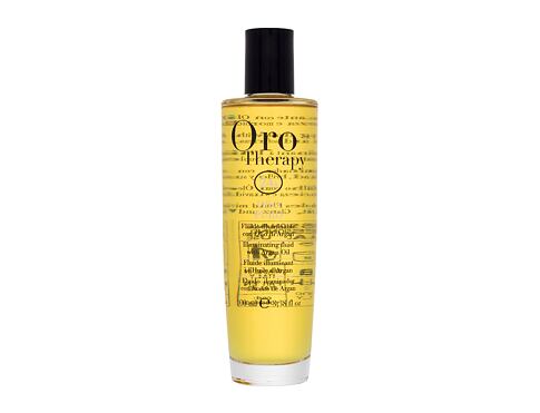 Olej na vlasy Fanola Oro Therapy 24K Oro Puro Illuminating Fluid 100 ml poškozená krabička
