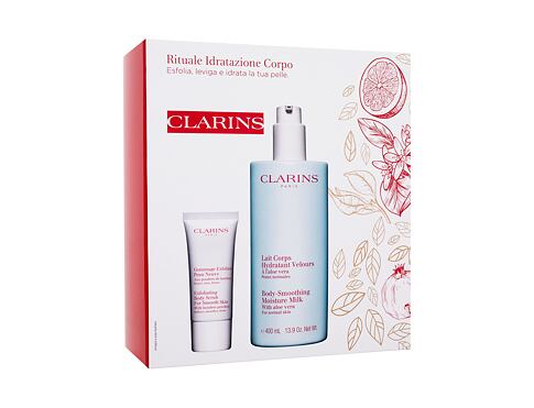 Tělové mléko Clarins Body Care Body-Smoothing Moisture Milk 400 ml poškozená krabička Kazeta
